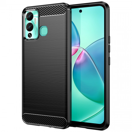 Силиконов гръб Carbon - Infinix Hot 12 Play NFC / Hot 12 Play черен