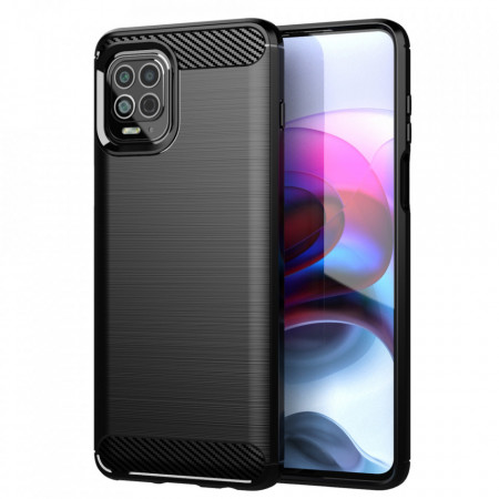 Силиконов гръб Carbon - Motorola Moto G100 / Edge S черен