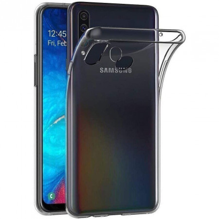 Ултратънък силиконов гръб 0.3mm - Samsung Galaxy A20s прозрачен