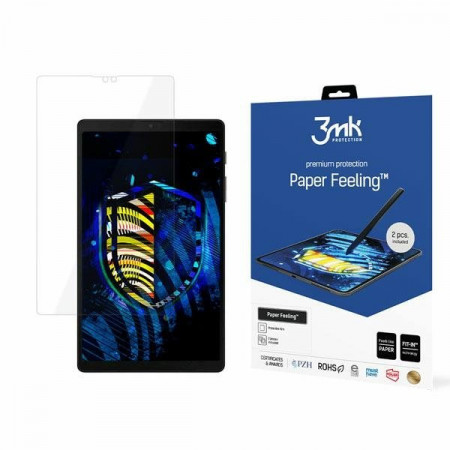 2 бр. гъвкав протектор подходящ и за стилус 3mk Paper Feeling - Samsung Galaxy Tab A7 Lite 8.7" прозрачен