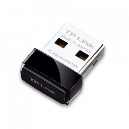Безжичен мрежови адаптер TP-LINK Wi-Fi 150Mbps (TL-WN725N) черен