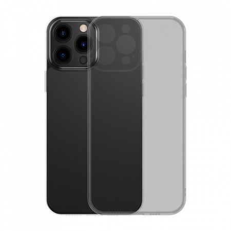 Гръб BASEUS Frosted Glass - iPhone 13 Pro черен