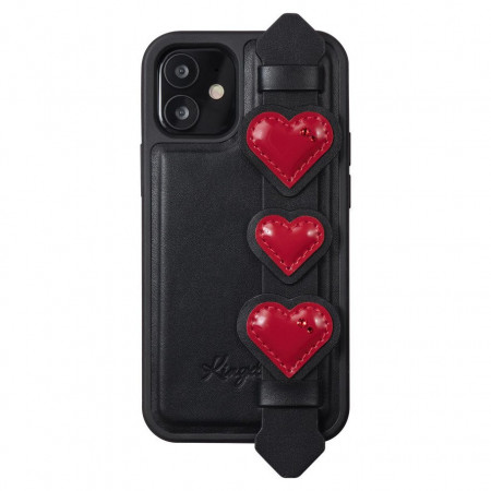 Гръб KINGXBAR Sweet с оригинални кристали Swarovski - iPhone 12 mini черен