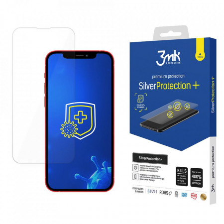 Гъвкав протектор с антимикробно покритие 3mk Silver Protection+ - iPhone 13 mini