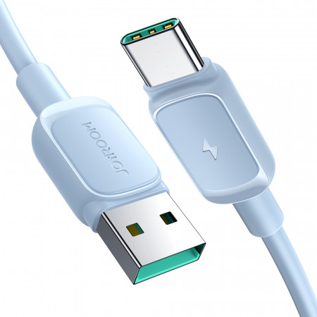 Кабел за зареждане и данни JOYROOM USB Type A към USB Type C 3A 1.2m S-AC027A14 син