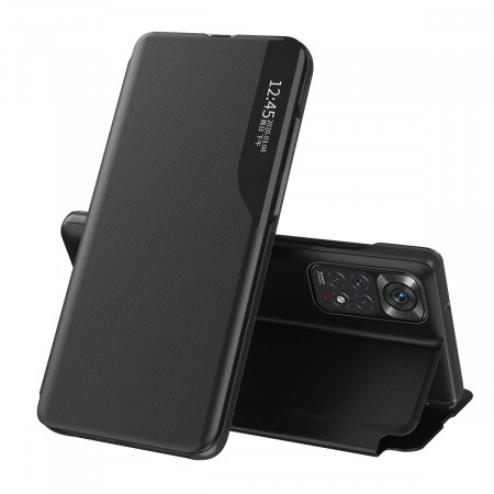 Калъф тип книга от еко кожа Eco - Xiaomi Redmi Note 11 Pro / 11 Pro 5G / 11E Pro / 11 Pro Plus 5G черен