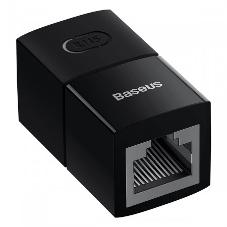 Комплект от 10 бр. съединител за мрежов кабел RJ45 BASEUS AirJoy Series черен