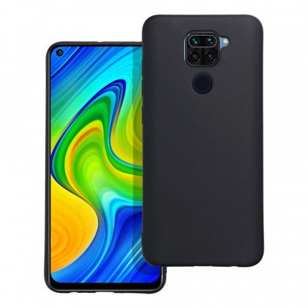 Матов силиконов гръб MATT - Xiaomi Redmi Note 9 черен