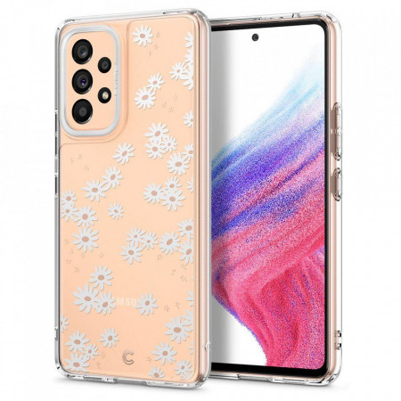 Оригинален гръб SPIGEN Cyrill Cecile - Samsung Galaxy A53 5G бяла маргарита