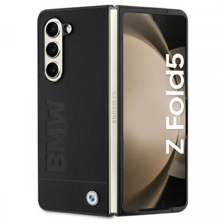 Оригинален калъф BMW Signature Logo Imprint - Samsung Galaxy Z Fold5 черен