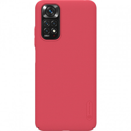Подсилен гръб със стойка NILLKIN Super Frosted Shield Pro - Xiaomi Redmi Note 11 / 11S червен