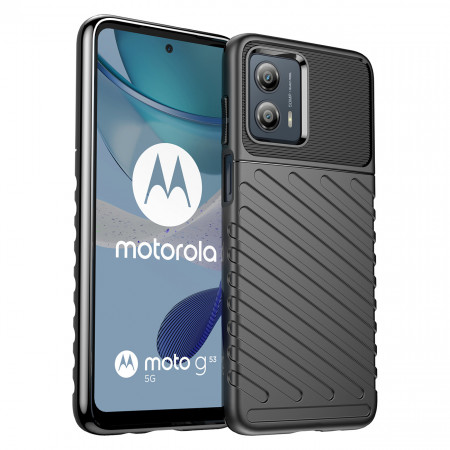 Подсилен гръб Thunder - Moto g53 5G черен