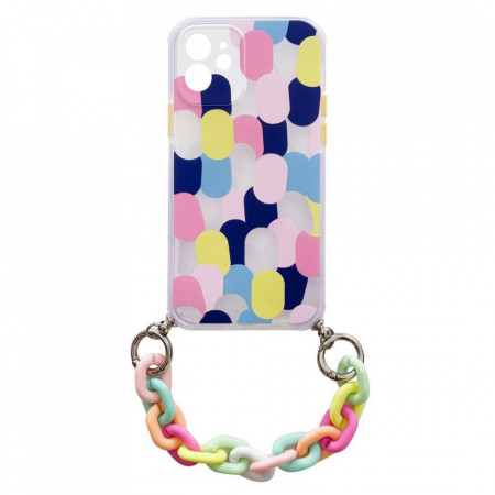 Силиконов гръб с верига Color Chain - Xiaomi Redmi Note 10 / 10s дизайн 1