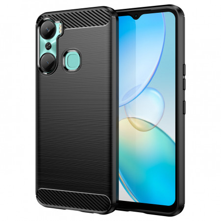 Силиконов гръб Carbon - Infinix Hot 12 Pro черен