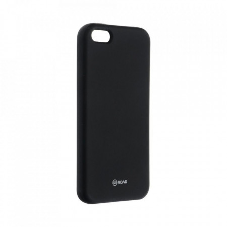 Силиконов гръб Roar Colorful Jelly - iPhone 5 / 5c / 5s / SE черен