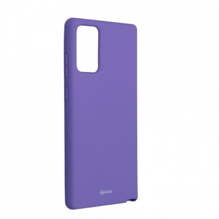 Силиконов гръб Roar Colorful Jelly - Samsung Galaxy Note20 лилав