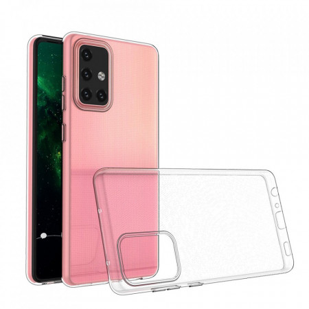 Тънък силиконов гръб 0.5mm - Samsung Galaxy A72 прозрачен