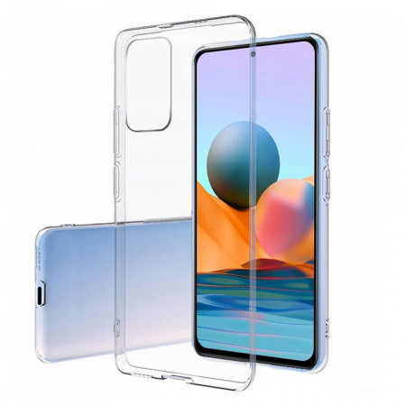 Тънък силиконов гръб 0.5mm - Xiaomi Redmi Note 10 / 10s прозрачен