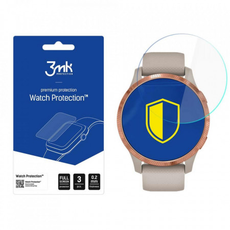 3 бр. гъвкав протектор с пълно покритие 3mk Watch Protection v. ARC+ - Garmin Venu