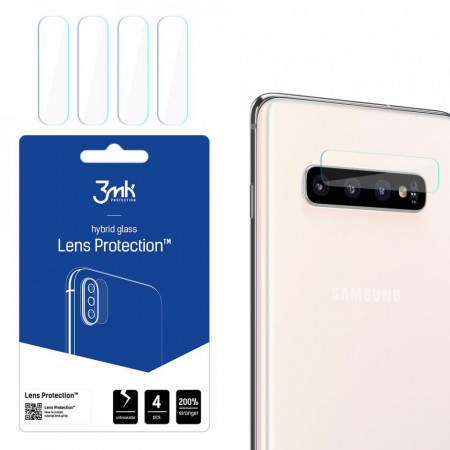 4 бр. гъвкав протектор за камера 3mk Lens Protection - Samsung Galaxy S10+