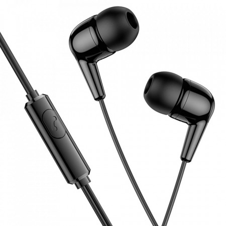 Hoco earphones universal with mic M97 черен