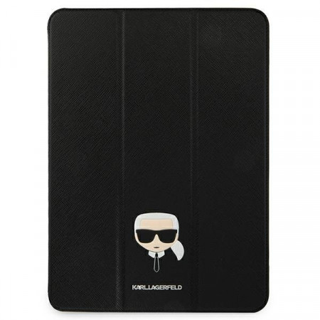 Karl Lagerfeld KLFC12OKHK - iPad Pro 12.9" (5th gen 2021) Book Cover Saffiano Karl Head черен