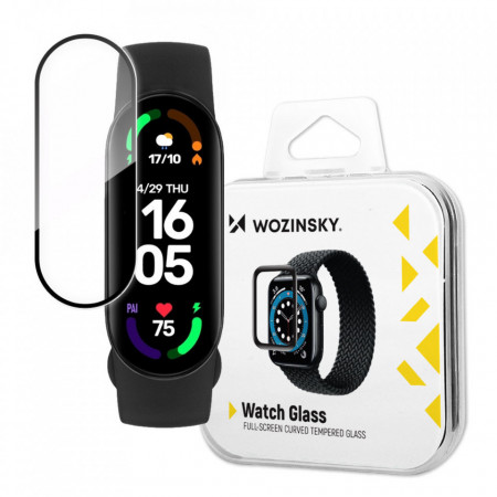Wozinsky Watch Glass hybrid glass for Xiaomi Mi Band 6 черен