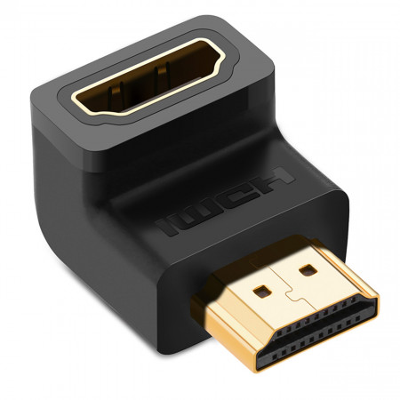 Видео удължител UGREEN HDMI (мъжко) към HDMI (женско) черен (HD112)