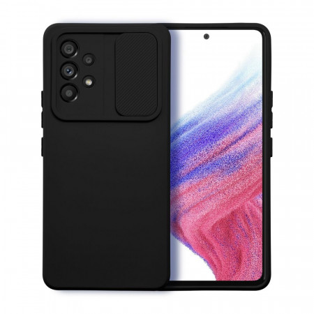 Гръб с подвижно покритие за камерата Slide - Samsung Galaxy A53 5G черен