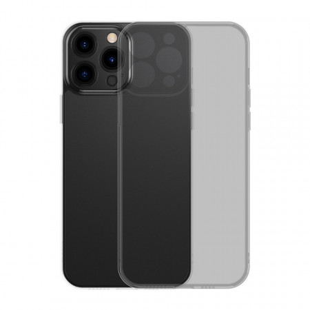 Гръб BASEUS Frosted Glass - iPhone 13 Pro Max черен