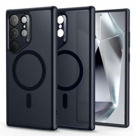 Гръб ESR Classic Hybrid Halolock - Samsung Galaxy S24 Ultra прозрачен / черен