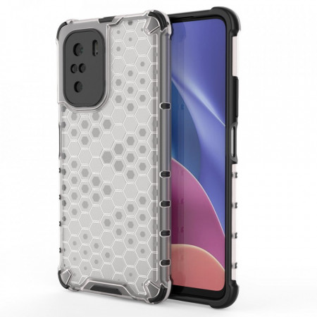 Гръб Honeycomb Armor със силиконов бъмпер - Xiaomi Mi 11i / Mi 11X / Poco F3 / Redmi K40 / K40 Pro / K40 Pro Plus прозрачен