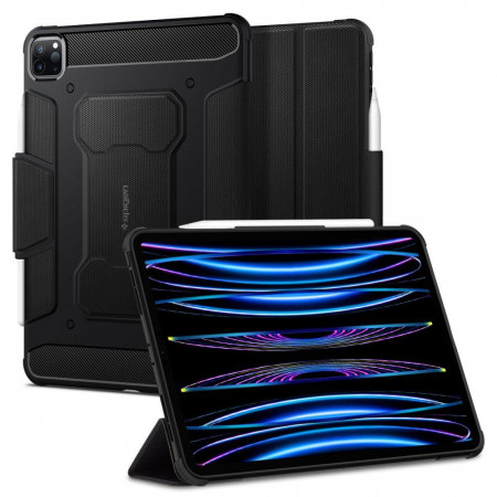 Гръб SPIGEN Rugged Armor Pro - iPad Pro 11" (2nd gen 2020) / Pro 11" (3rd gen 2021) / Pro 11" (4th gen 2022) черен