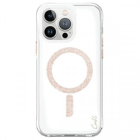 Гръб UNIQ Coehl Glace MagSafe - iPhone 15 Pro розово злато
