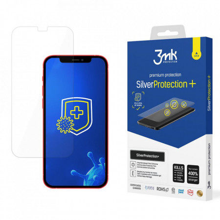 Гъвкав протектор с антимикробно покритие 3mk Silver Protection+ - iPhone 12 mini