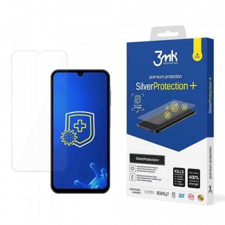 Гъвкав протектор с антимикробно покритие 3mk Silver Protection+ - Samsung Galaxy A15 / A15 5G