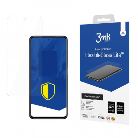 Гъвкав протектор 3mk Flexible Glass Lite - Xiaomi Poco F3 / Mi 11i / 11X / Redmi K40 / K40 Pro / K40 Pro Plus