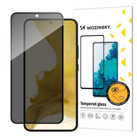 Закален стъклен протектор WOZINSKY с филтър за поверителност - Samsung Galaxy S22
