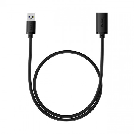 Кабел за зареждане и данни BASEUS AiRJoy USB Type A 2.0 0.5m черен
