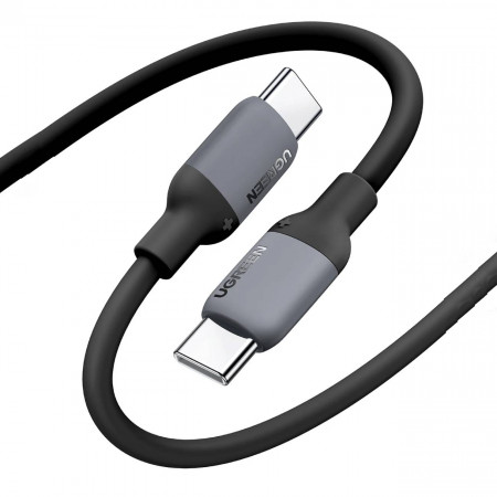 Кабел за зареждане и данни UGREEN US563 USB Type C към USB Type C Power Delivery 60W 2m черен