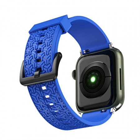 Каишка Y- Apple Watch 7 / SE (45 / 44 / 42mm) син