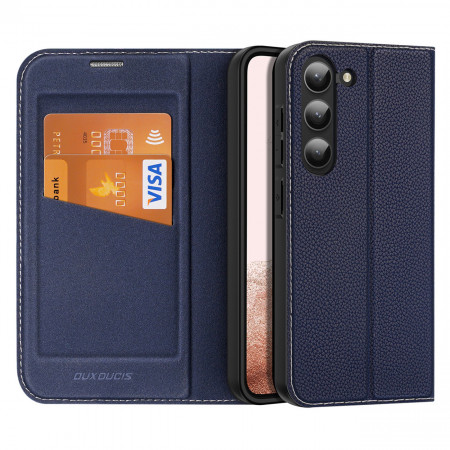 Калъф тип книга DUX DUCIS Skin X2 - Samsung Galaxy S23+ син