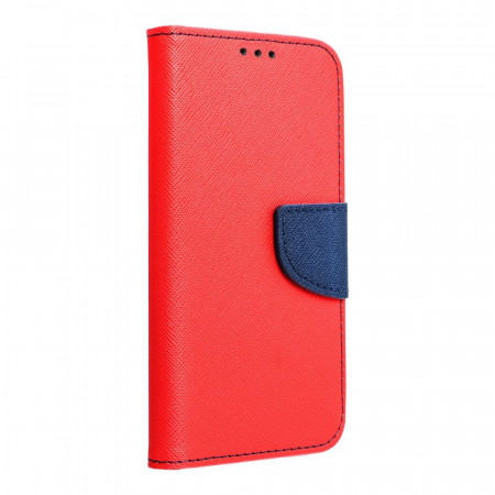 Калъф тип книга Fancy - Realme Narzo 50A червен / тъмносин