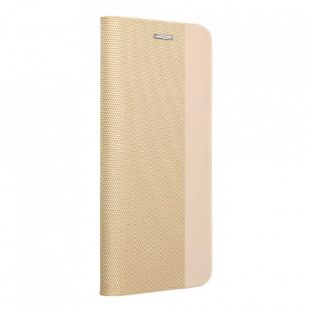 Калъф тип книга Sensitive - Huawei P Smart 2021 златист