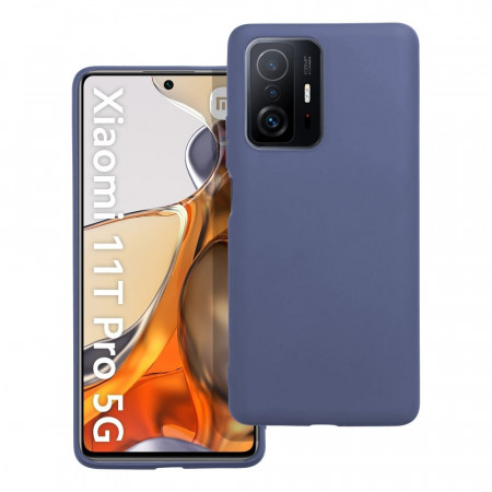 Матов силиконов гръб MATT - Xiaomi 11T / 11T Pro син