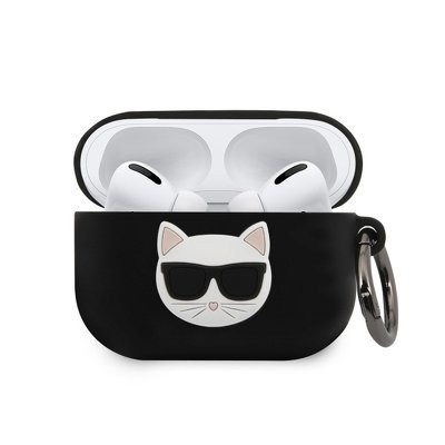 Оригинален гръб KARL LAGERFELD KLACAPSILCHBK - Apple Airpods Pro черен