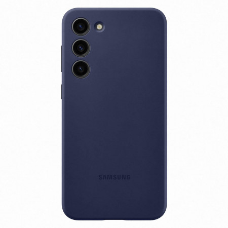 Оригинален гръб SAMSUNG Silicone (EF-PS916TNEGWW) - Samsung Galaxy S23+ тъмносин