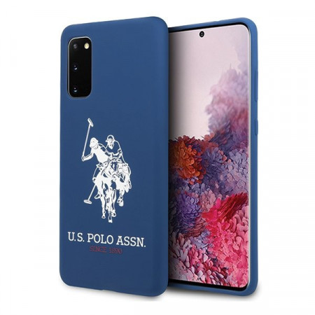 Оригинален гръб US POLO Silicone USHCS62SLHRNV - Samsung Galaxy S20 тъмносив