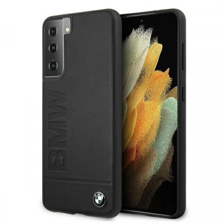 Оригинален твърд гръб BMW Signature Logo Imprint BMHCS21MSLLBK - Samsung Galaxy S21+ 5G черен