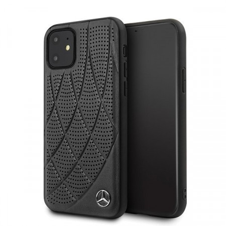 Оригинален твърд гръб MERCEDES Bow MEHCP12SDIQBK - iPhone 12 mini черен